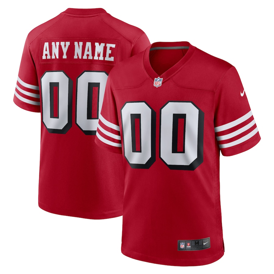 San Francisco 49ers Custom Jersey - Red