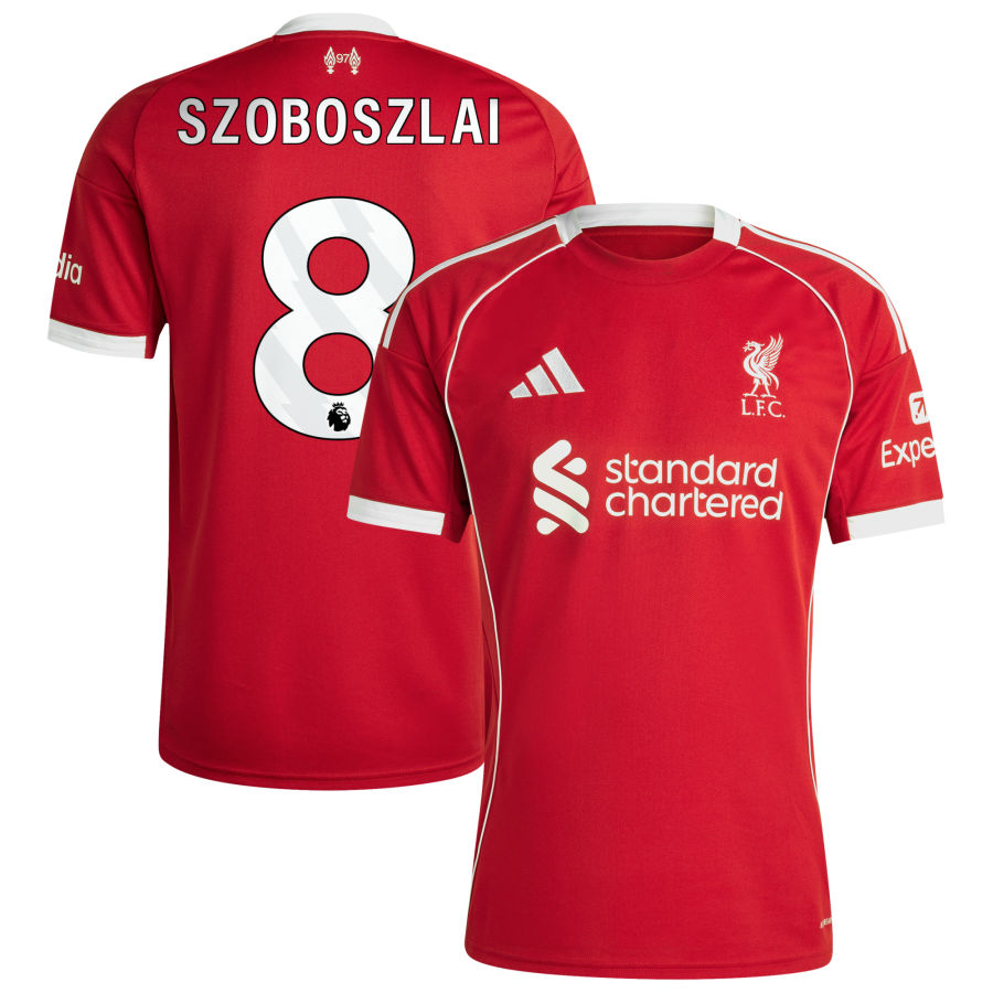 Youth Liverpool 2025/26 Home Jersey Red