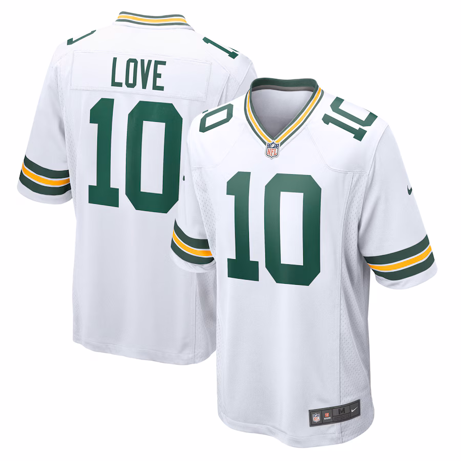 Jordan Love #10 Green Bay Packers Game Jersey