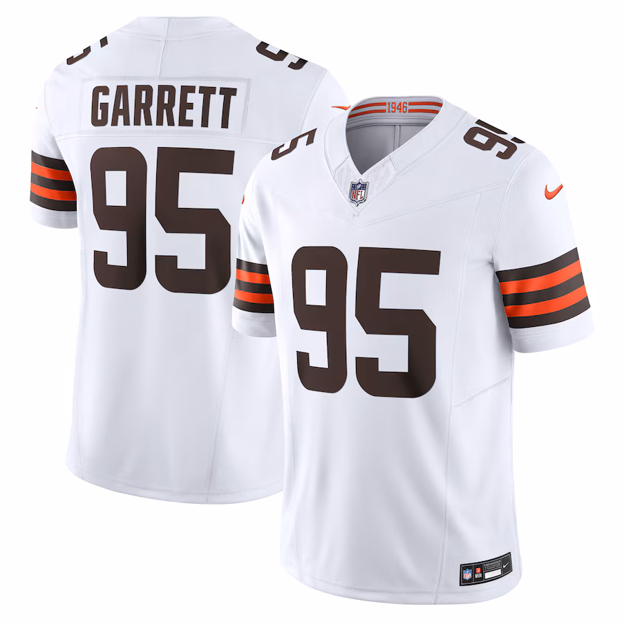 Myles Garrett #95 Cleveland Browns Team Vapor F.U.S.E. Limited Jersey