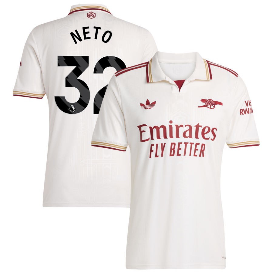 Men Arsenal  2025/26 Third Authentic Jersey - White