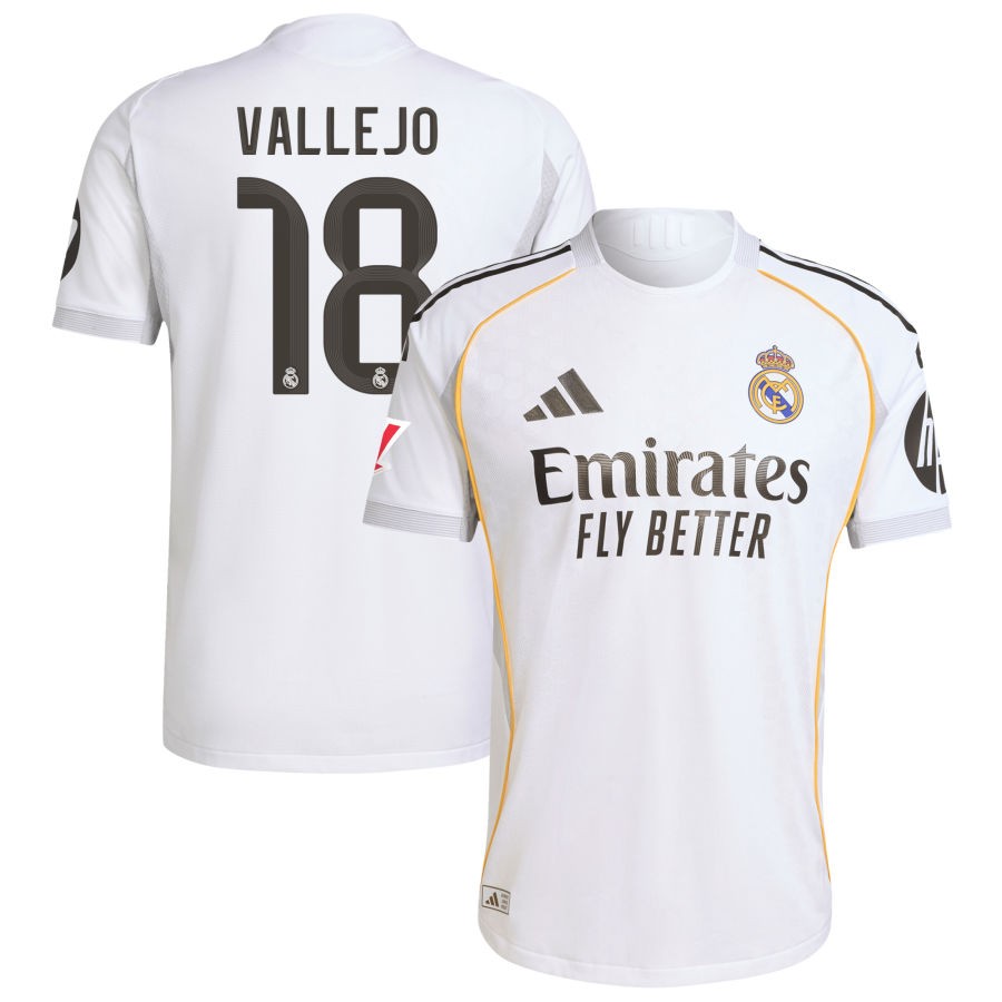 Youth Real Madrid 2025/26 Home Jersey - White