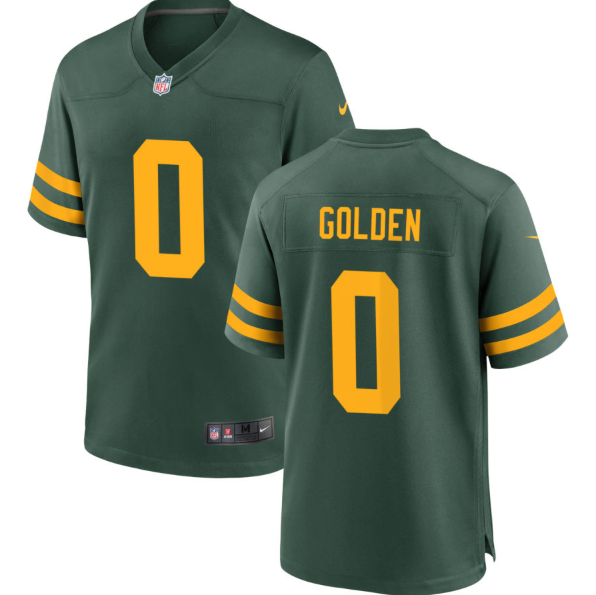 Green Bay Packers #0 Matthew Golden Game Jersey