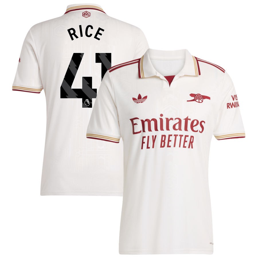 Men Arsenal  2025/26 Third Authentic Jersey - White