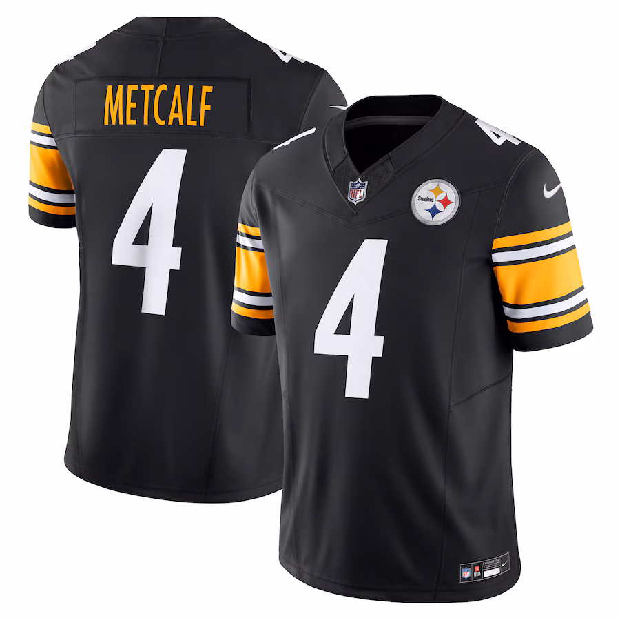 DK Metcalf #4 Pittsburgh Steelers Team Vapor F.U.S.E. Limited Jersey - Black
