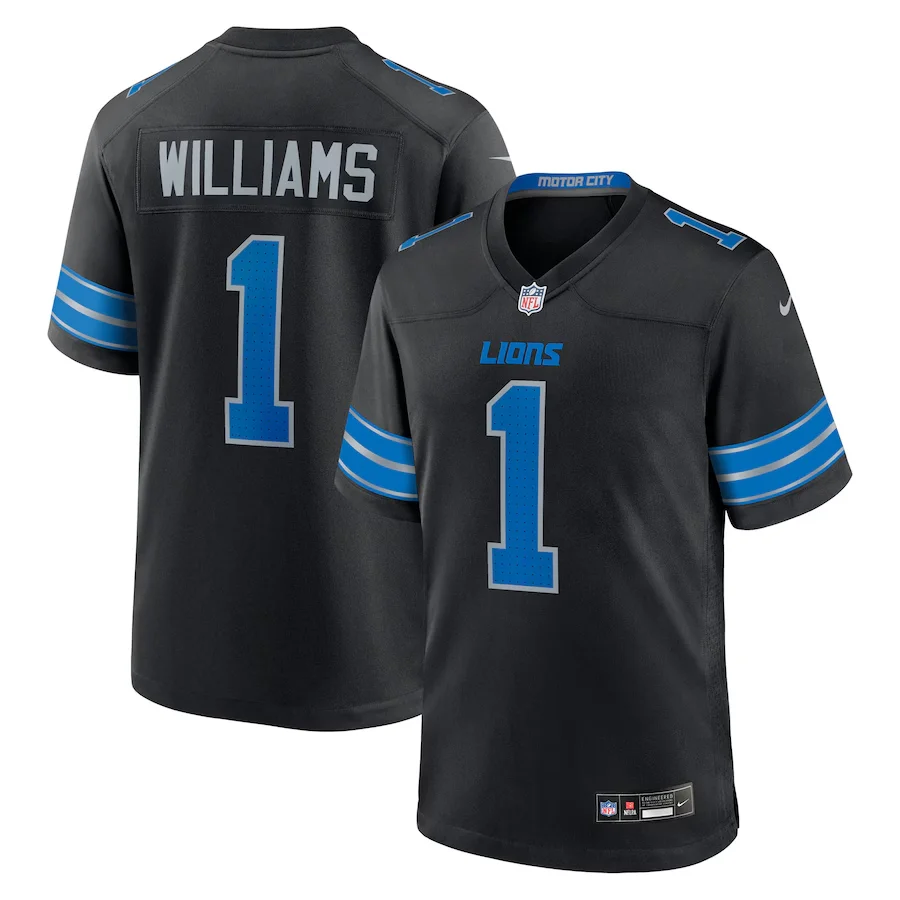 Jameson Williams #1 Detroit Lions Nike Game Player Jersey