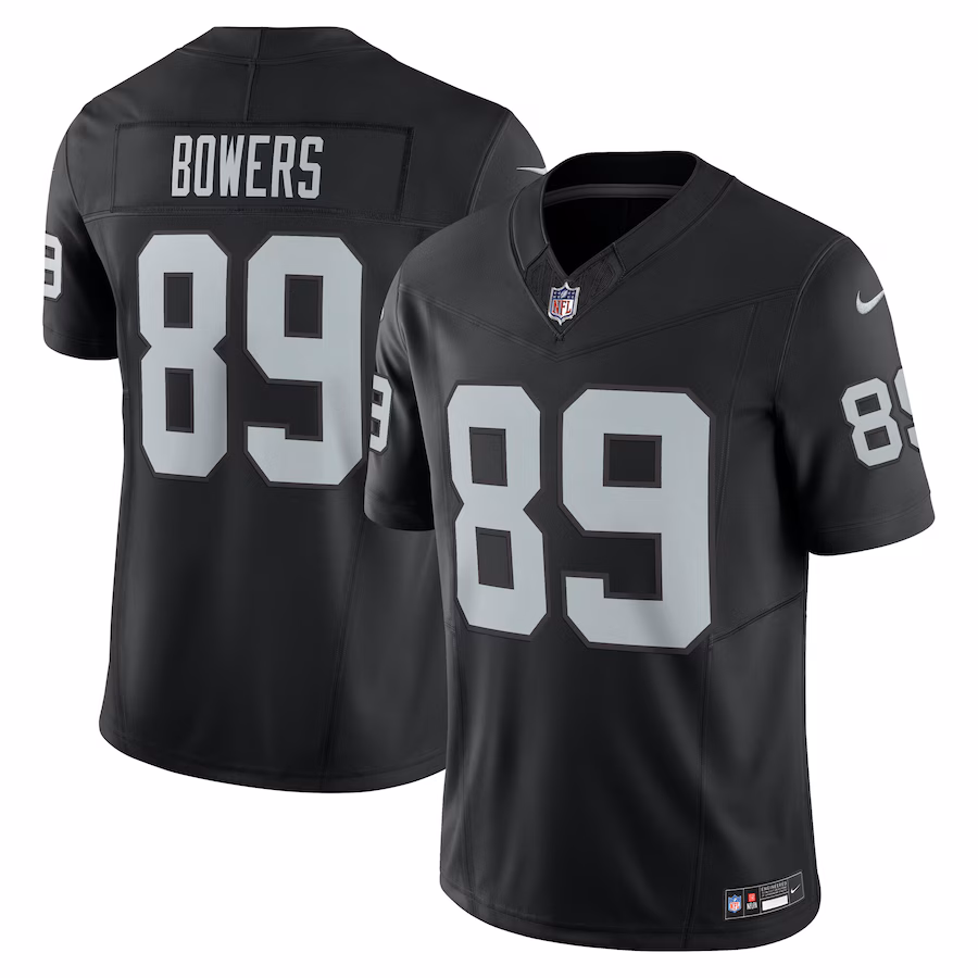 Brock Bowers #89 Las Vegas Raiders Team Vapor F.U.S.E. Limited Jersey