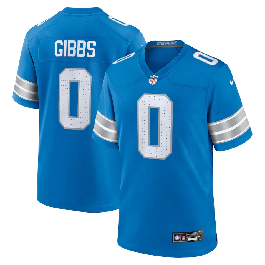 Jahmyr Gibbs Detroit Lions Game Player Jersey