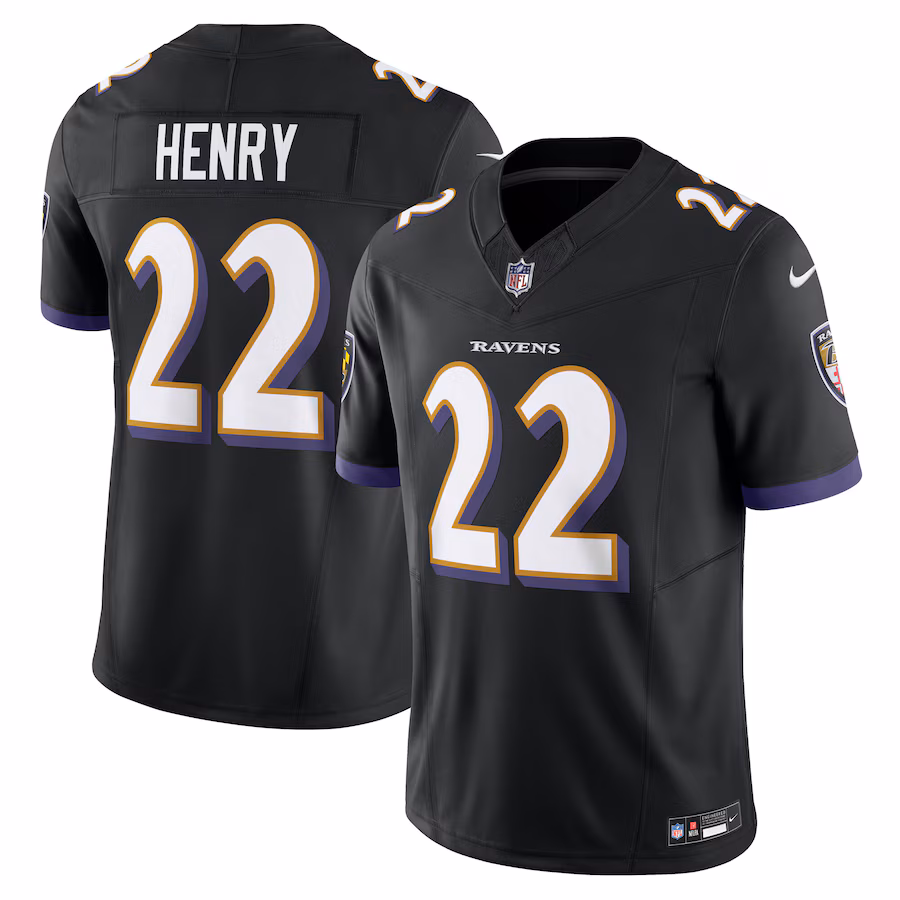 Derrick Henry #22 Baltimore Ravens Vapor F.U.S.E. Limited Jersey