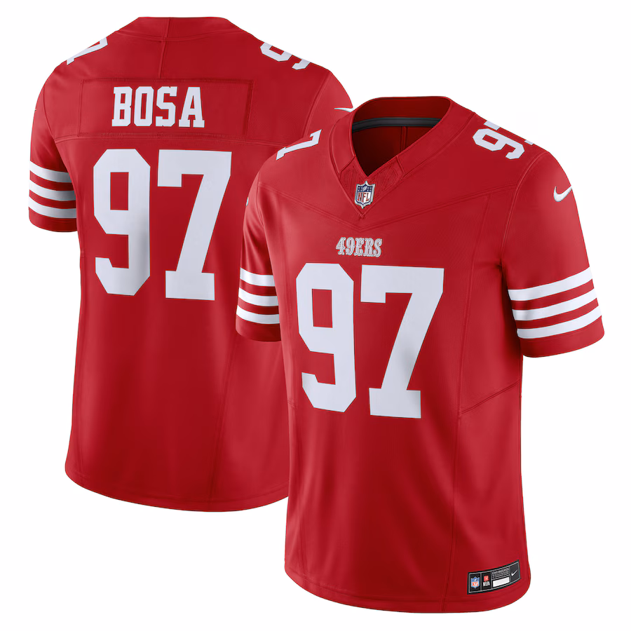 Nick Bosa #97 San Francisco 49ers Nike Vapor F.U.S.E. Limited Jersey - Scarlet