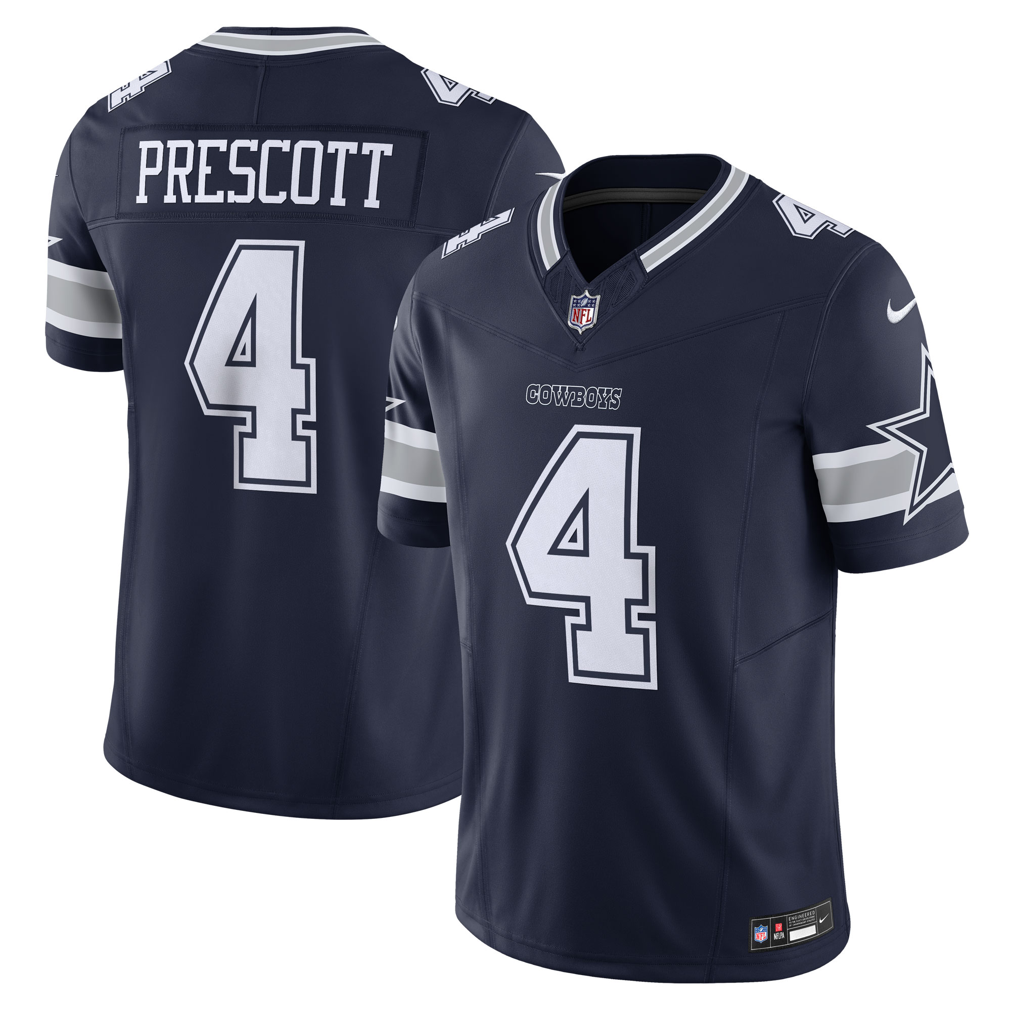 Dak Prescott #4 Dallas Cowboys Vapor F.U.S.E. Limited Jersey