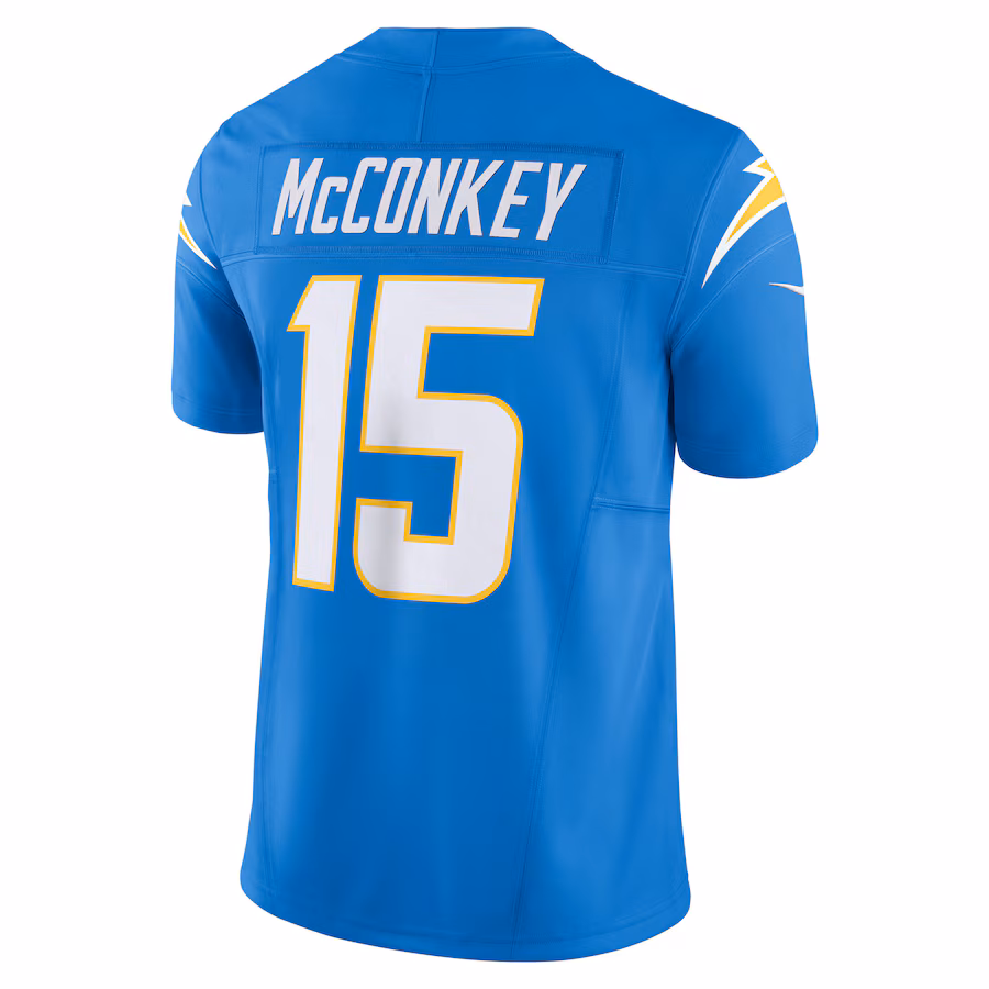 Ladd McConkey #15 Los Angeles Chargers Team Vapor F.U.S.E. Limited Jersey - Powder Blue