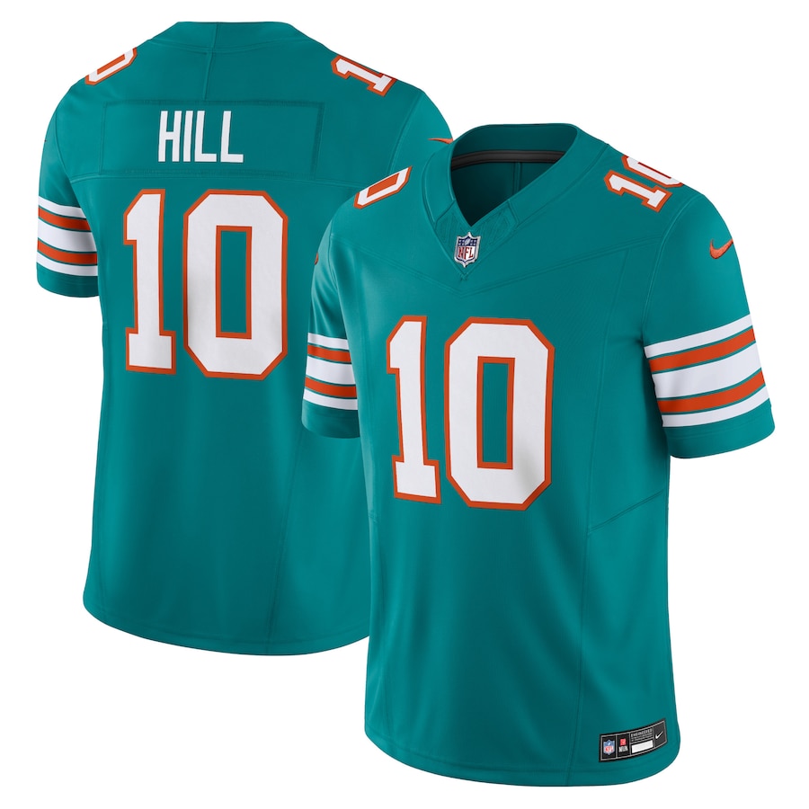 Tyreek Hill #10 Miami Dolphins  Vapor F.U.S.E. Limited Jersey - Aqua