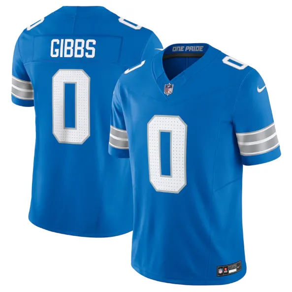 Detroit Lions #0 Jahmyr Gibbs Vapor F.U.S.E. Limited Jersey