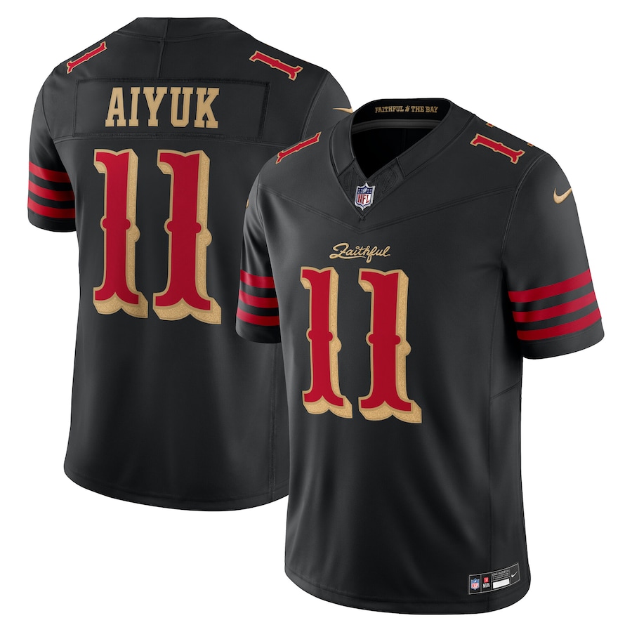 Brandon Aiyuk San Francisco 49ers 2025 Rivalries Collection Limited Jersey - Black