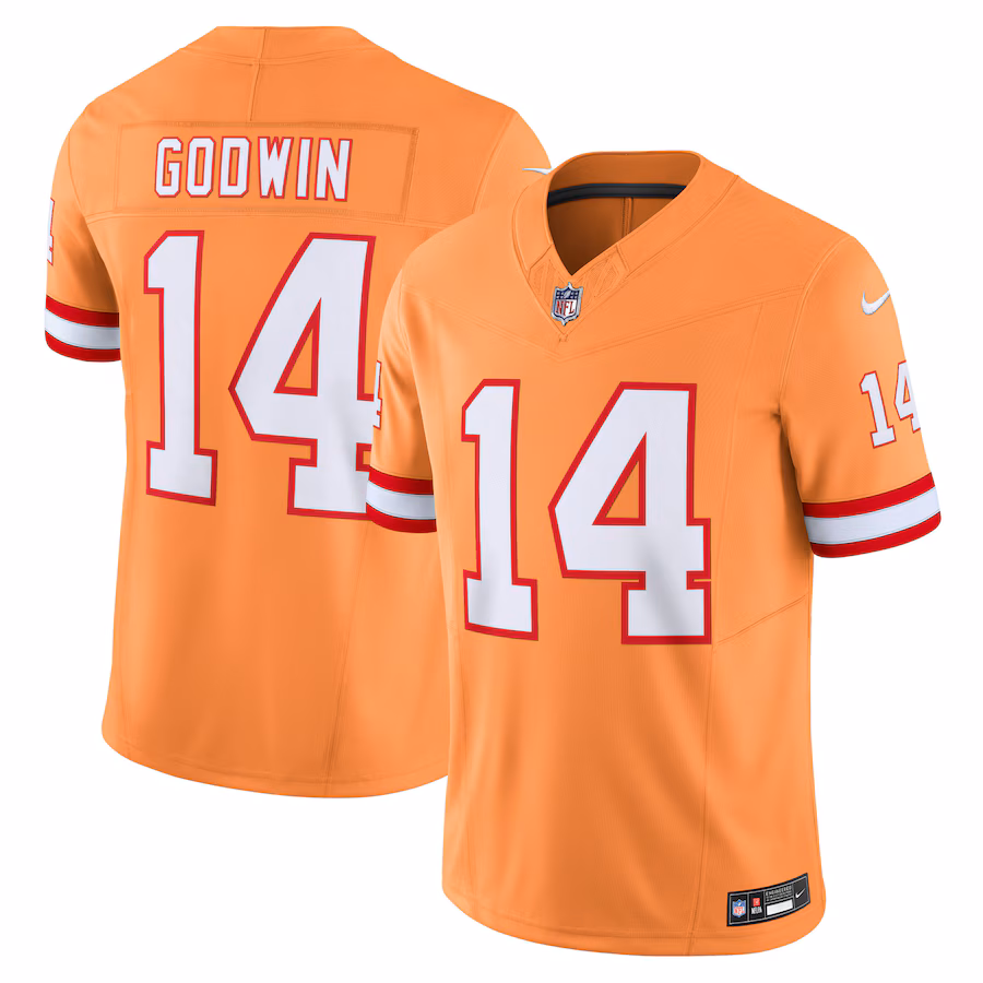 Chris Godwin #14 Tampa Bay Buccaneers Vapor F.U.S.E. Limited Jersey - Orange