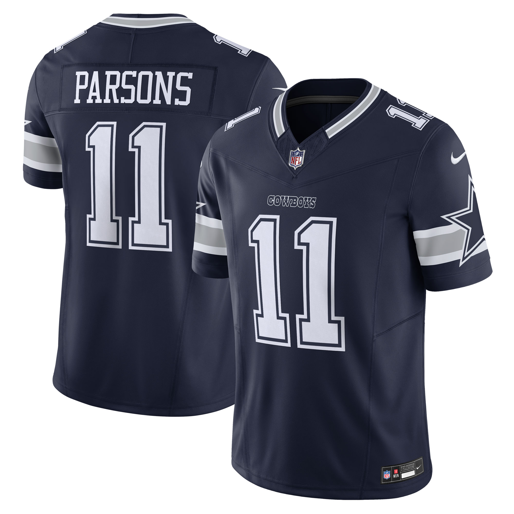 Micah Parsons #11 Dallas Cowboys Vapor F.U.S.E. Limited Jersey
