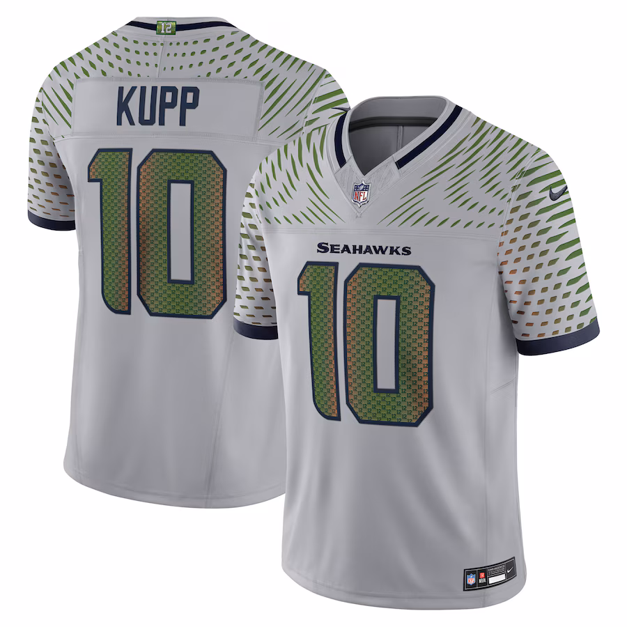 Cooper Kupp #10 Seattle Seahawks 2025 Rivalries Collection Limited Jersey - Wolf Gray