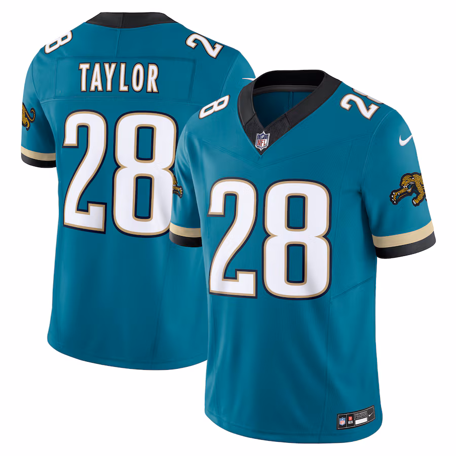 Fred Taylor #28 Jacksonville Jaguars Prowler Throwback Vapor F.U.S.E. Limited Retired Player Jersey - Teal