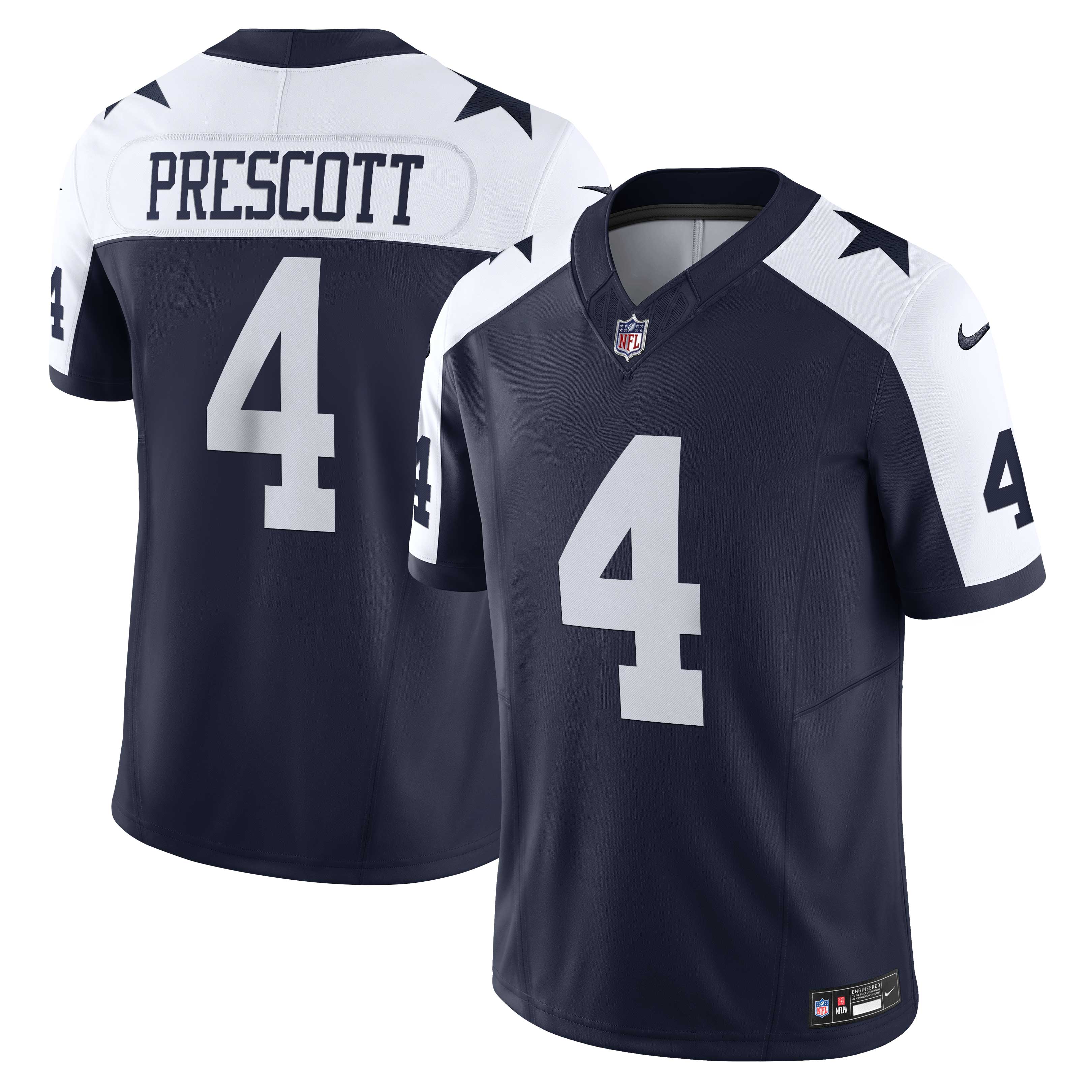Dak Prescott #4 Dallas Cowboys Vapor F.U.S.E. Limited Jersey