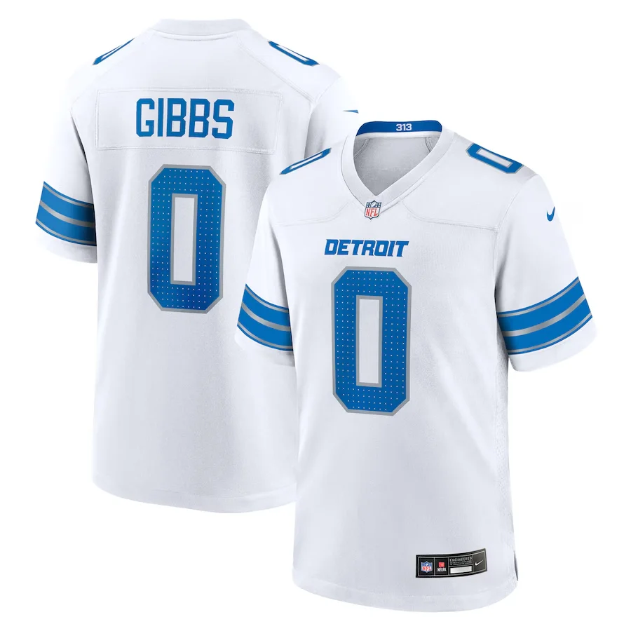 Jahmyr Gibbs Detroit Lions Game Player Jersey