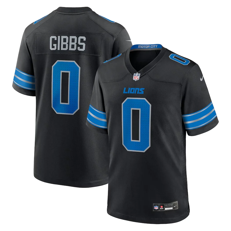 Jahmyr Gibbs Detroit Lions Game Player Jersey