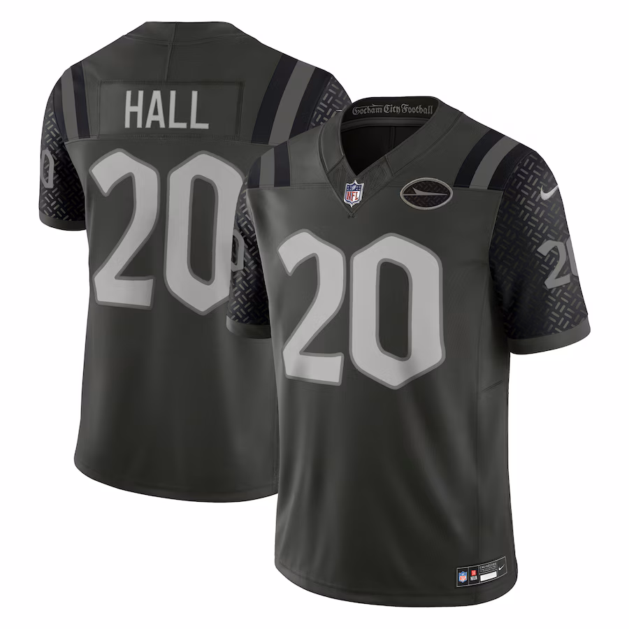 Breece Hall #20 New York Jets 2025 Rivalries Collection Limited Jersey - Gotham Green
