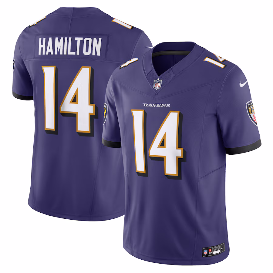Kyle Hamilton #14 Baltimore Ravens Vapor F.U.S.E. Limited Jersey