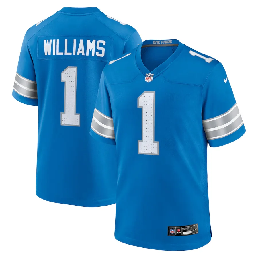 Jameson Williams #1 Detroit Lions Nike Game Player Jersey