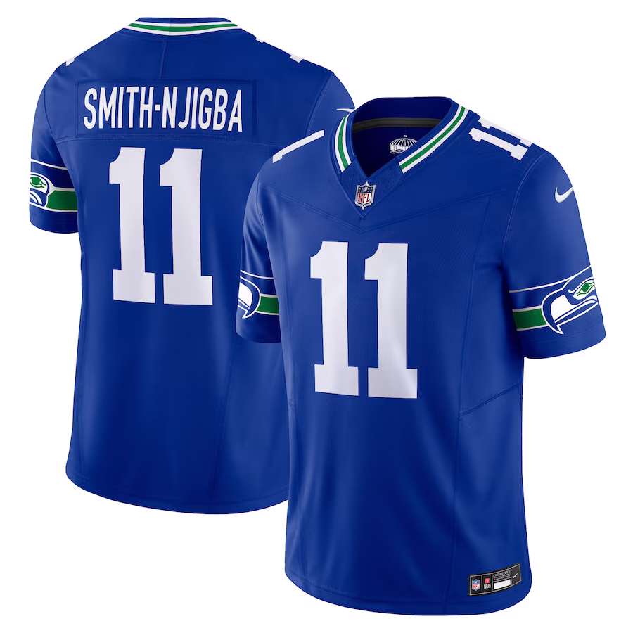 Jaxon Smith-Njigba #11 Seattle Seahawks Alternate Vapor F.U.S.E. Limited Jersey - Royal