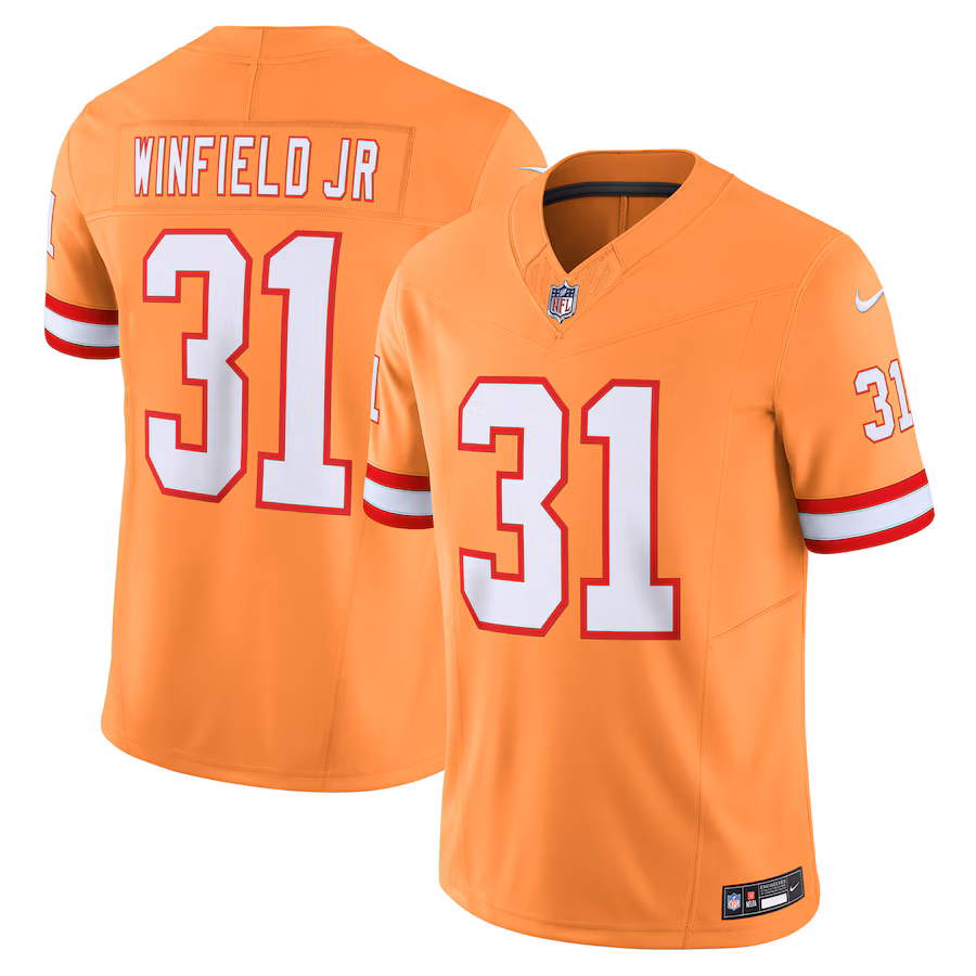 Antoine Winfield Jr. #31 Tampa Bay Buccaneers Nike Vapor F.U.S.E. Limited Jersey - Orange