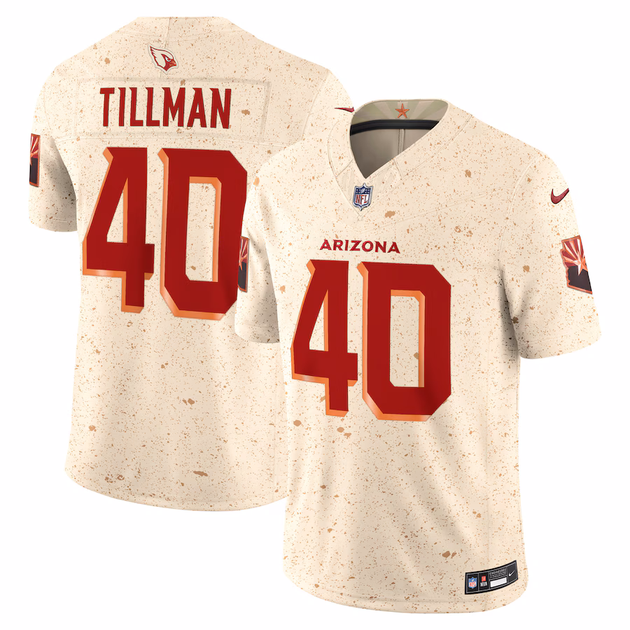 Pat Tillman #40 Arizona Cardinals 2025 Rivalries Collection Retired Player Limited Jersey - Natural