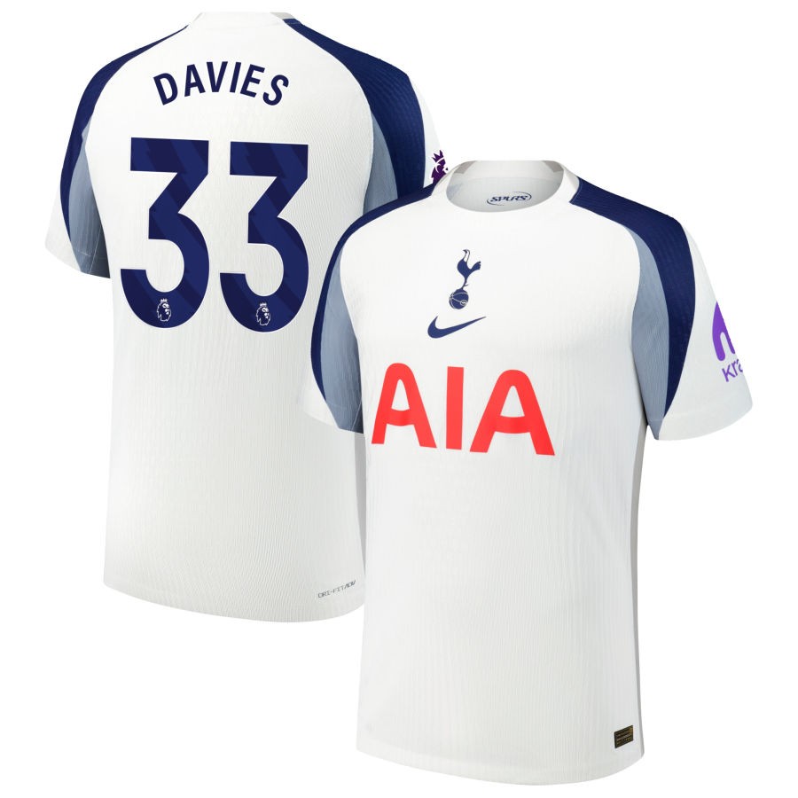 Man Tottenham Hotspur 2025/26 Home Jersey - White