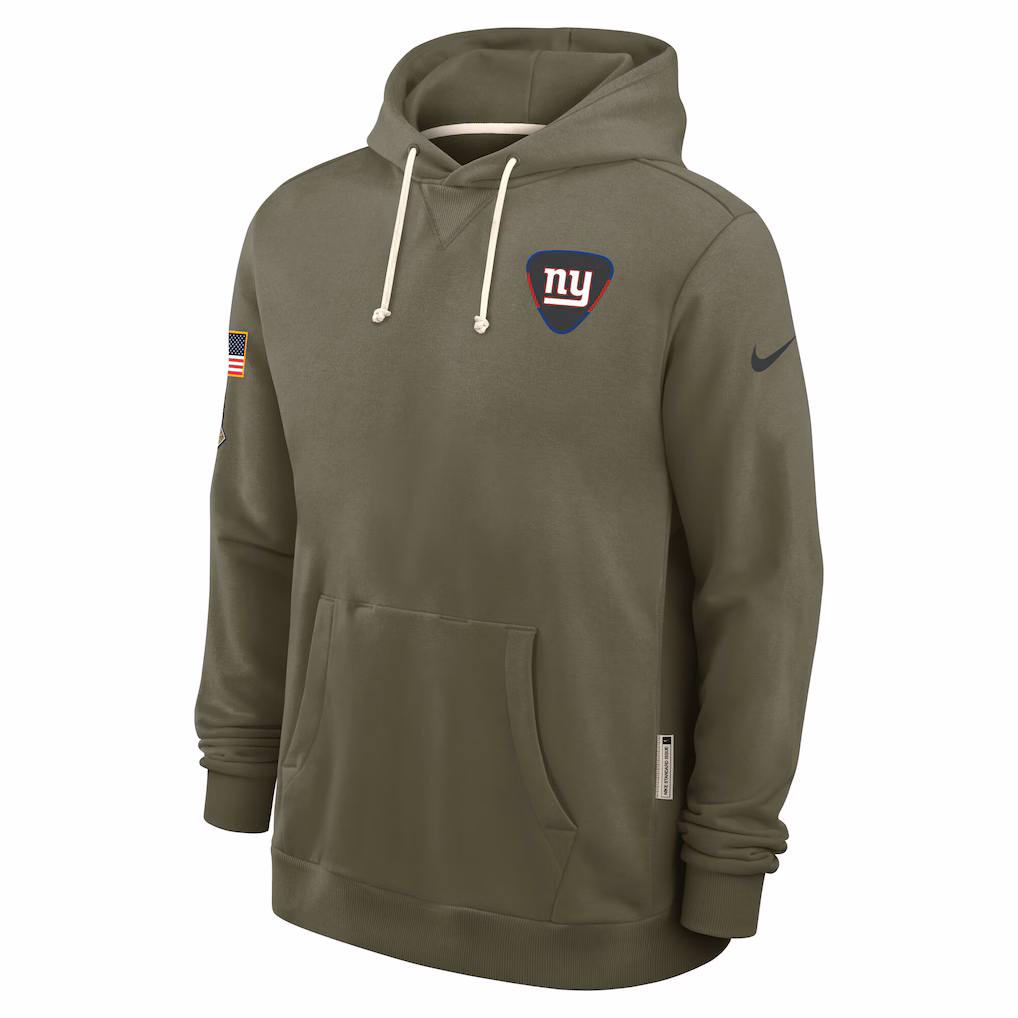 New York Giants 2025 Salute to Service Sideline Standard Issue Dri-FIT Hoodie - Olive
