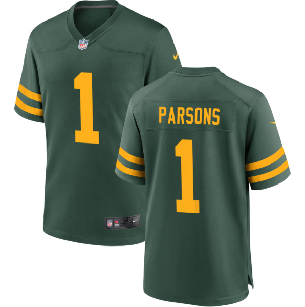 Micah Parsons #1 Green Bay Packers Jersey
