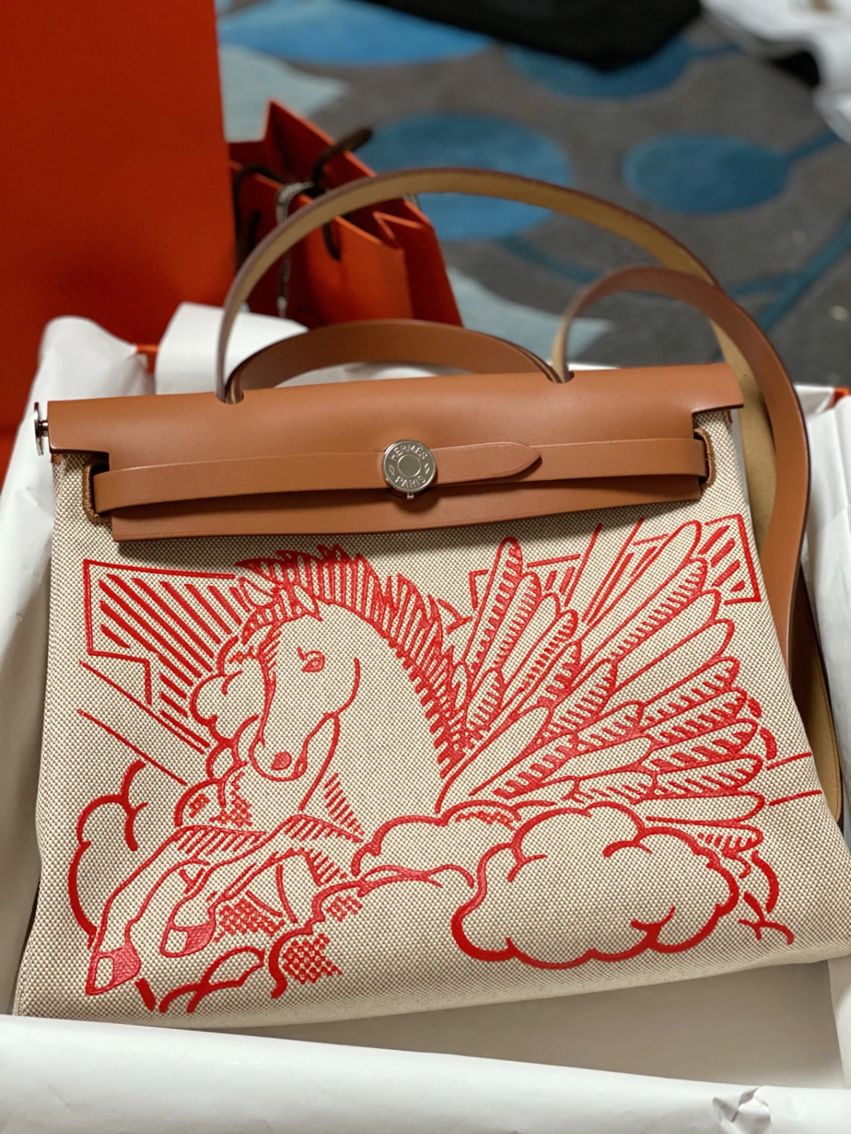Hermès Herbag 31cm Pegasus - MOVEMENTARTISAN