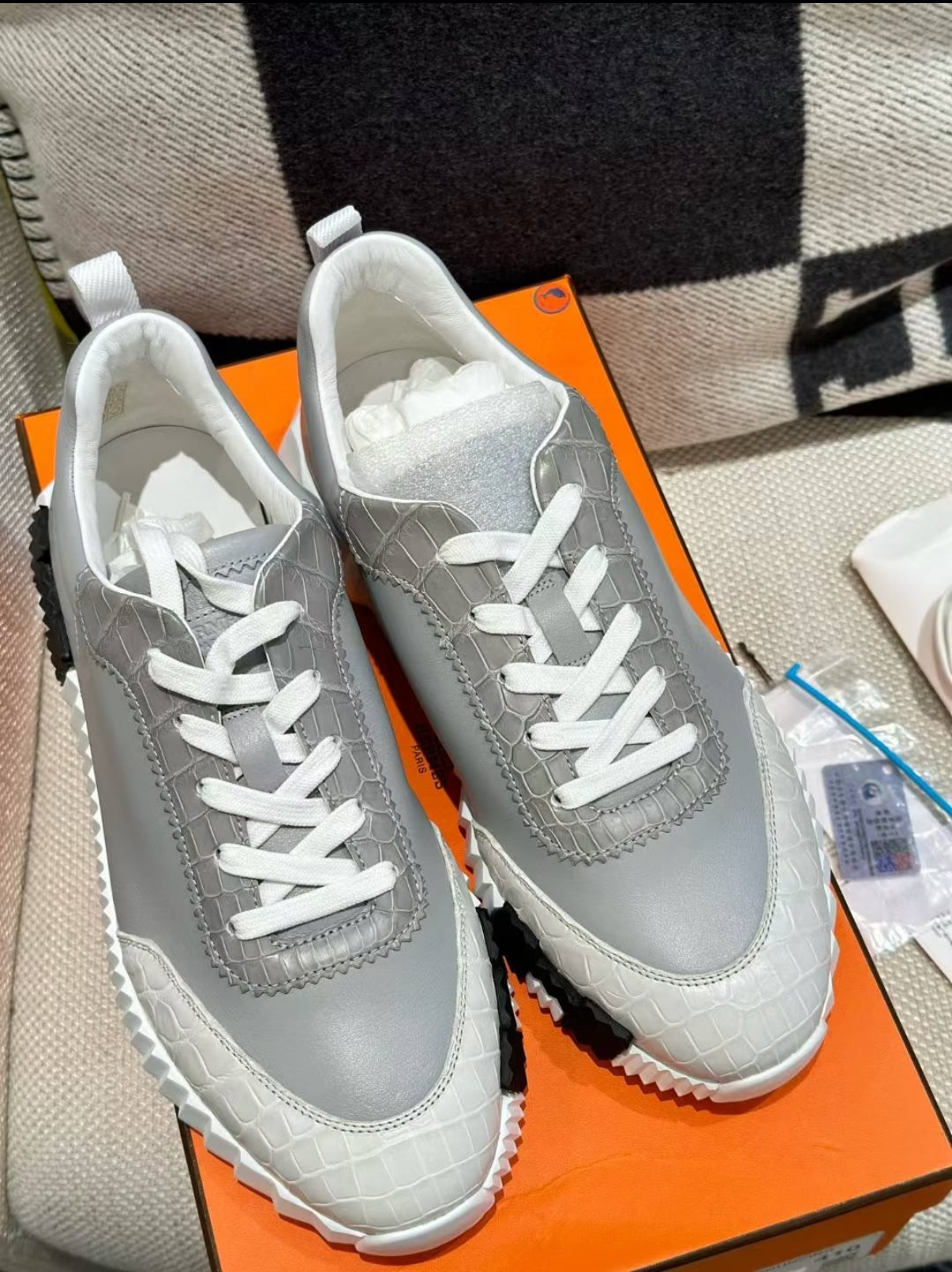 men's crocodile leather TOGO shoes, custom made - MOVEMENTARTISAN