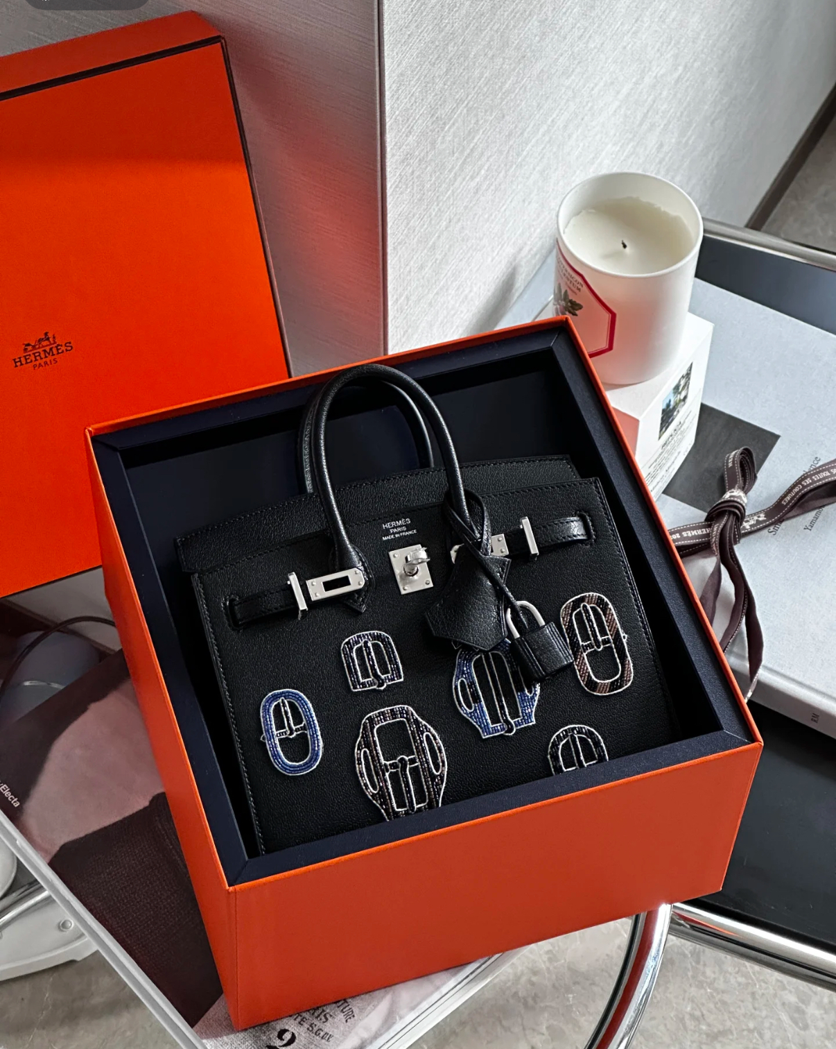 Birkin 20-25 Badge Bag  Custom Goat Leather - MOVEMENTARTISAN