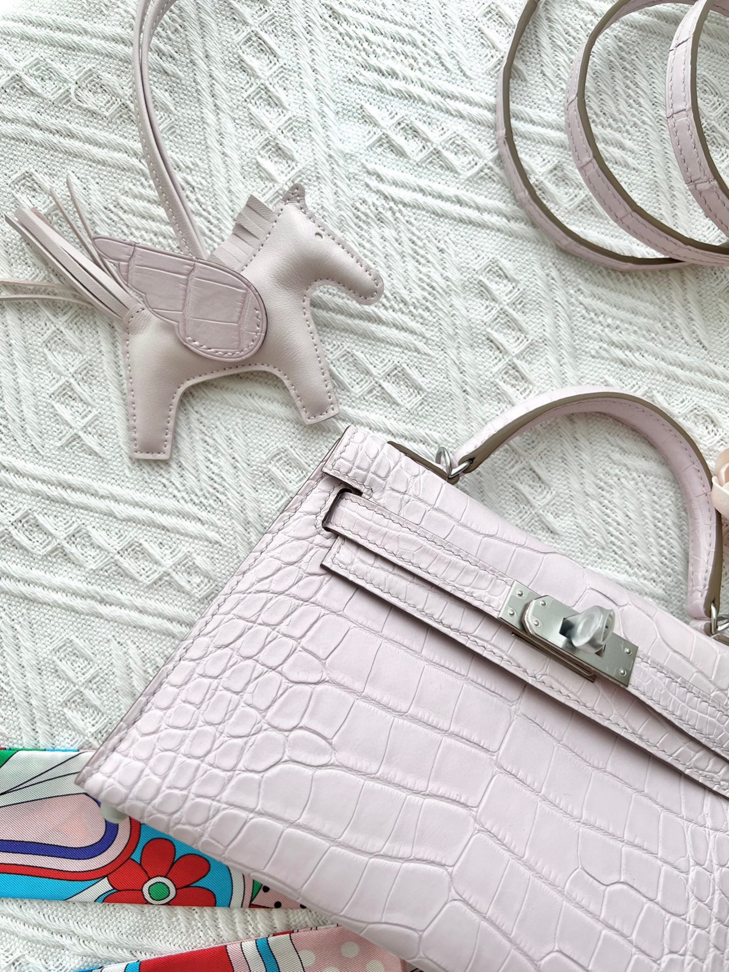 Kelly Mini 19 crocodile skin - MOVEMENTARTISAN