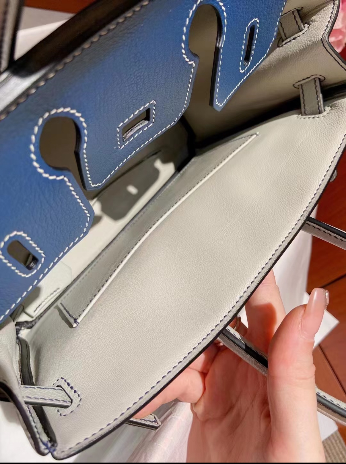 Birkin Deep Blue 25-30 TOGO Custom - MOVEMENTARTISAN