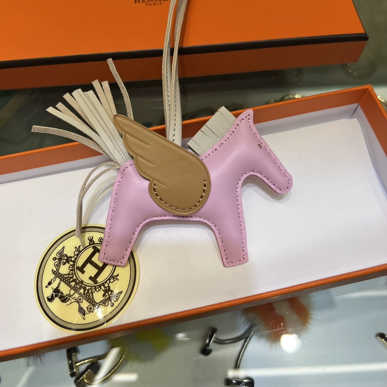 H Hand sewn pony pendant - MOVEMENTARTISAN