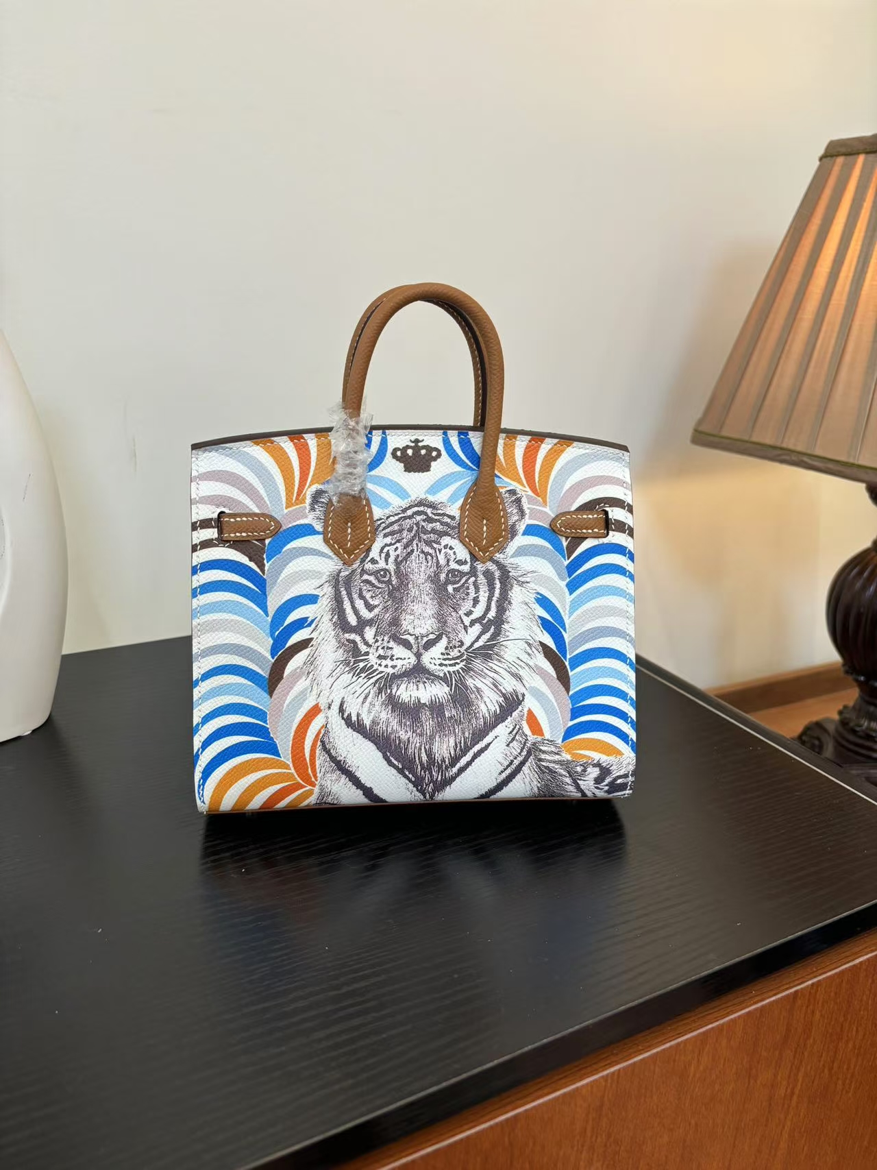 Birkin hand-painted house bag 20 custom - MOVEMENTARTISAN