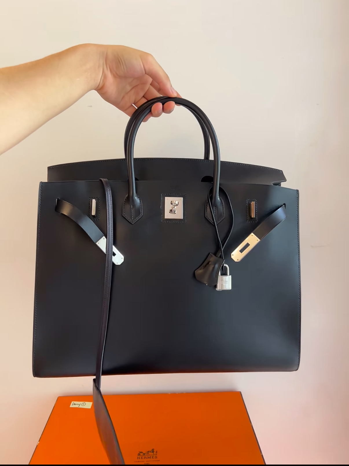 Bikrin 35-40 black silver buckle BOX leather custom - MOVEMENTARTISAN