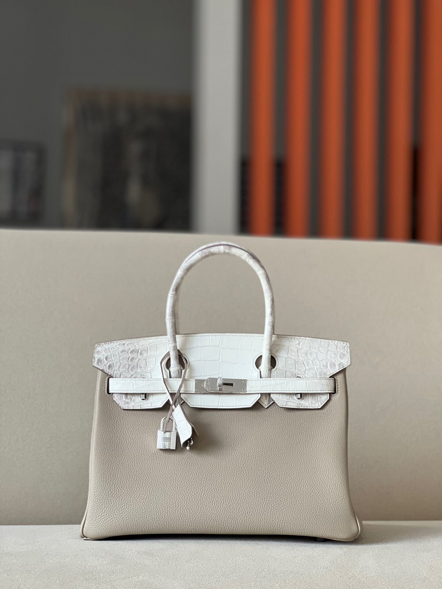 Birkin 30 TOGO crocodile skin - MOVEMENTARTISAN