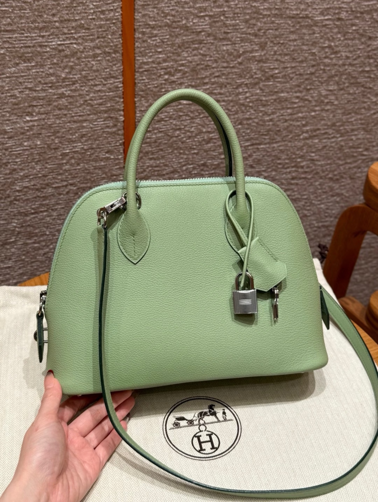 Bolide 25 Avocado Green Sliver Buckle Custom - MOVEMENTARTISAN