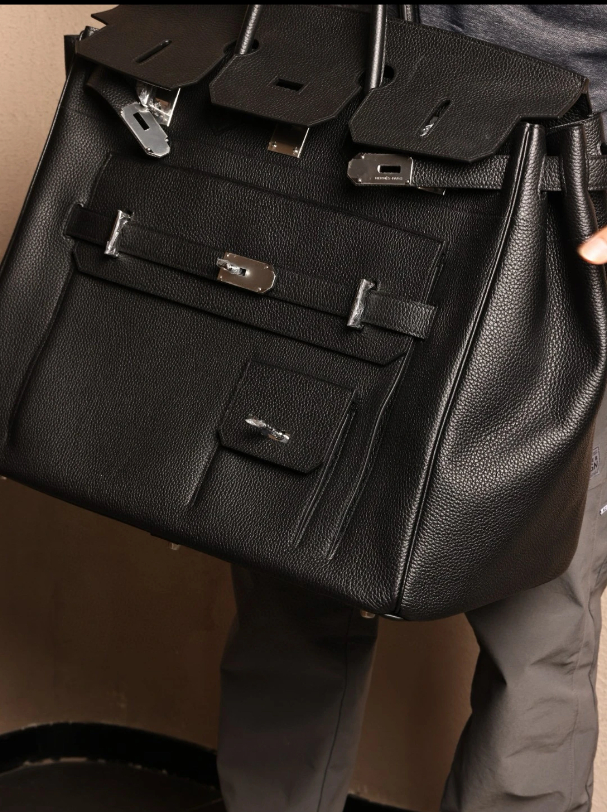 men's bag 50 TOGO leather handmade custom - MOVEMENTARTISAN