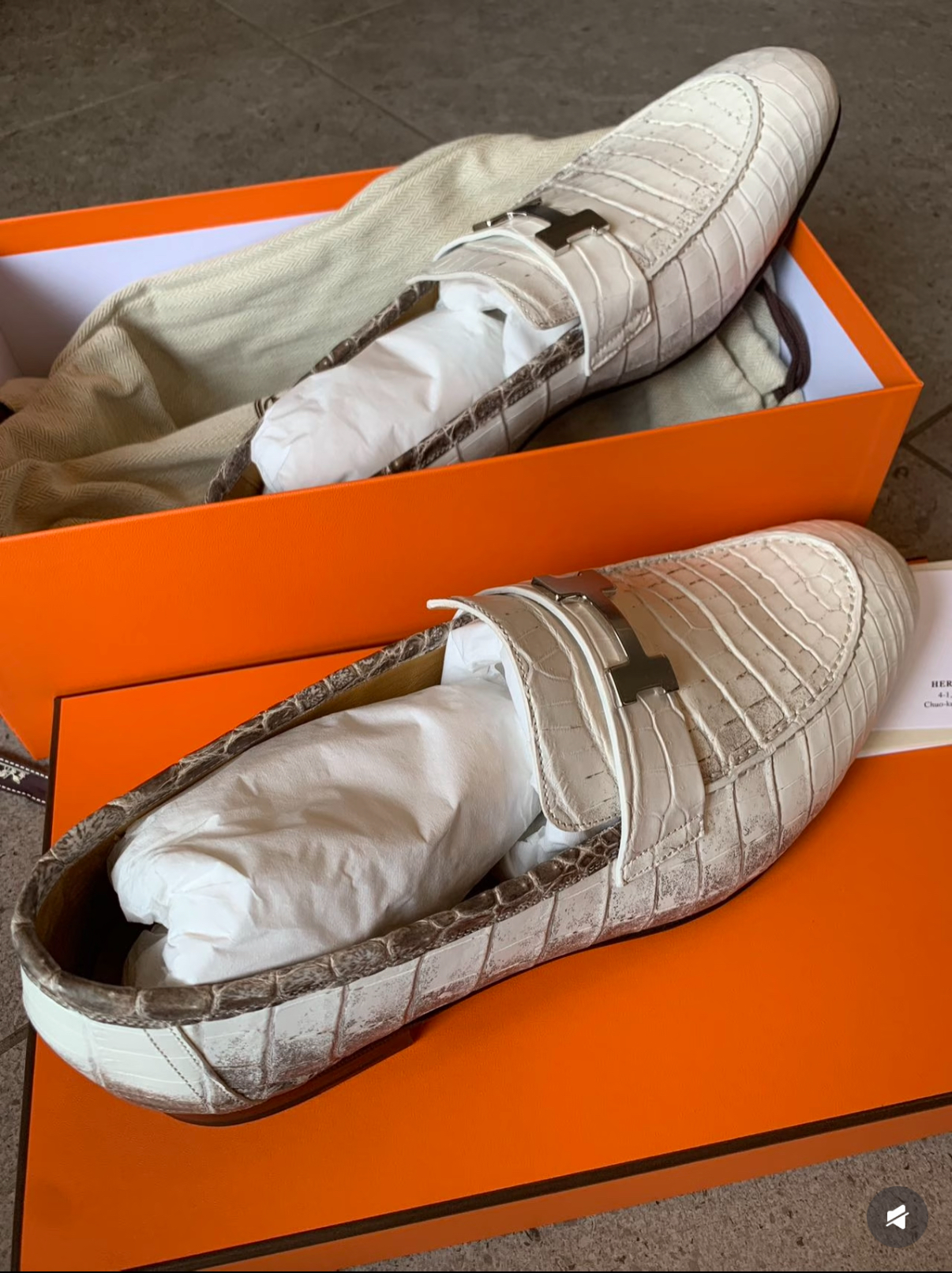 loafers Himalayan crocodile leather custom - MOVEMENTARTISAN