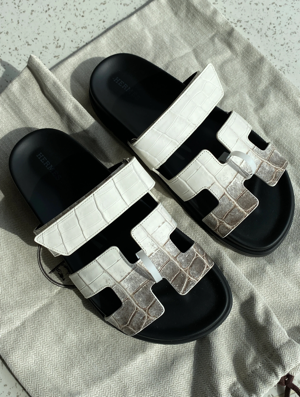 Himalaya Nile crocodile leather slippers - MOVEMENTARTISAN