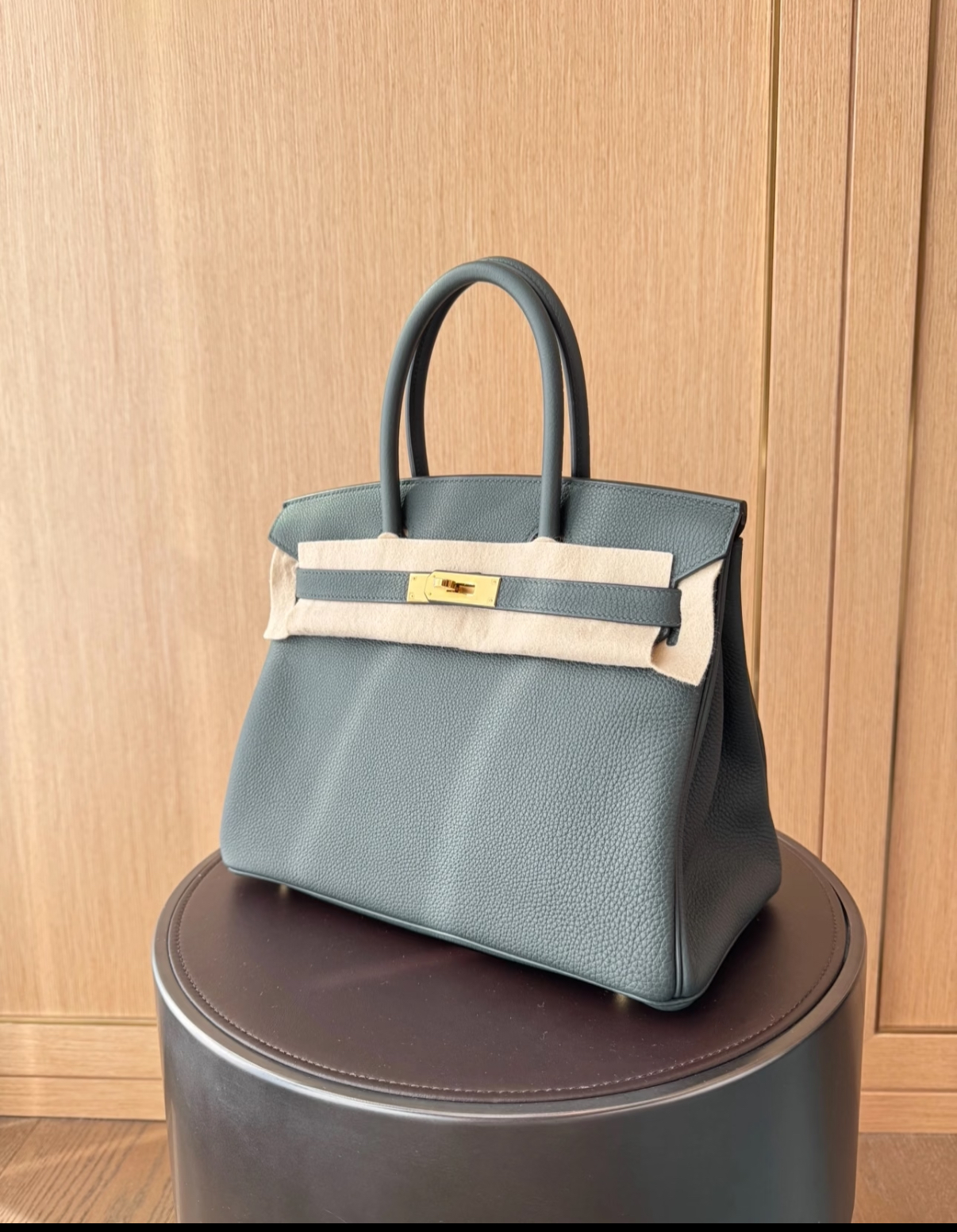 Birkin 25-35 Emerald TOGO Custom - MOVEMENTARTISAN