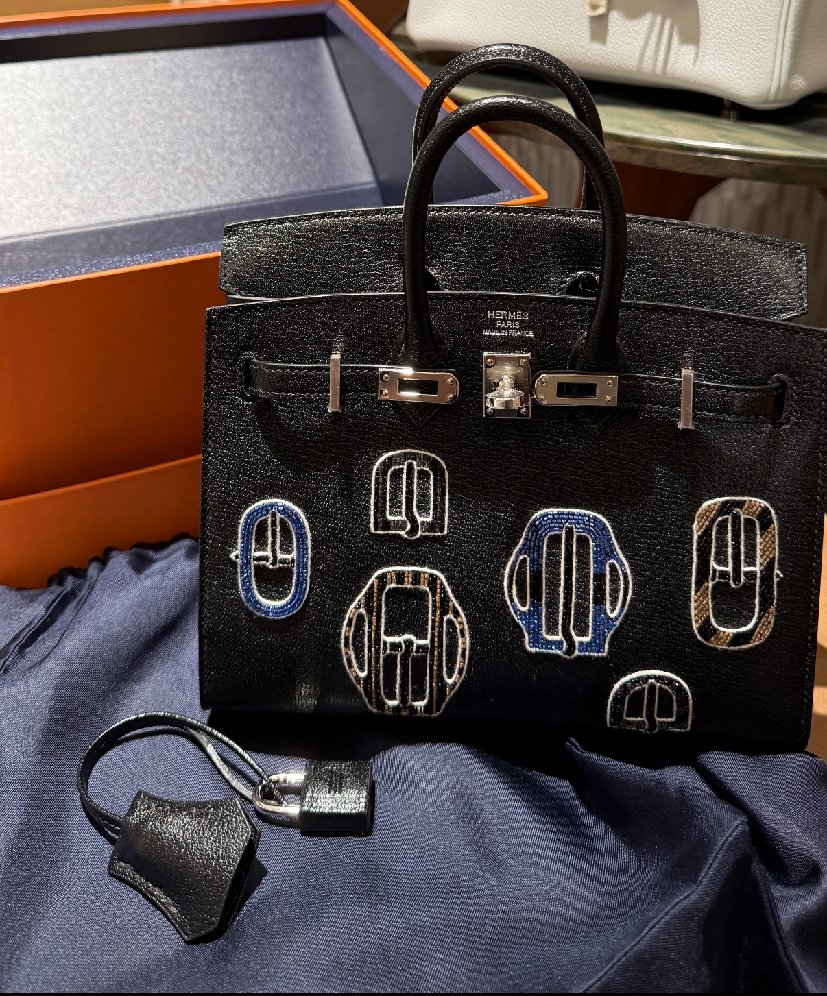 Birkin 20-25 Badge Bag  Custom Goat Leather - MOVEMENTARTISAN